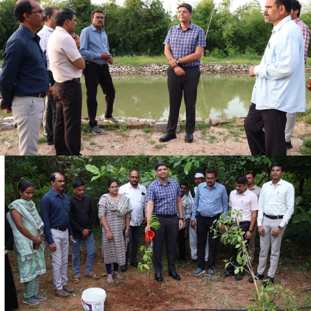 పచ్చదనంతో తీర్చిదిద్దాలి– జిల్లా కలెక్టర్ ఆశిష్ సాంగ్వాన్ 
