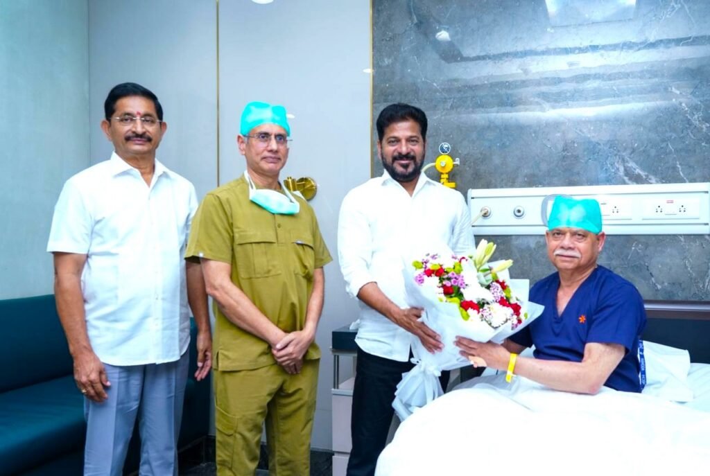 తెలంగాణ గవర్నర్‌ను పరామర్శించిన సీఎం రేవంత్ రెడ్డి