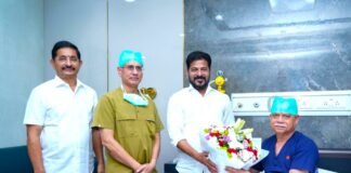 తెలంగాణ గవర్నర్ను పరామర్శించిన సీఎం రేవంత్ రెడ్డి